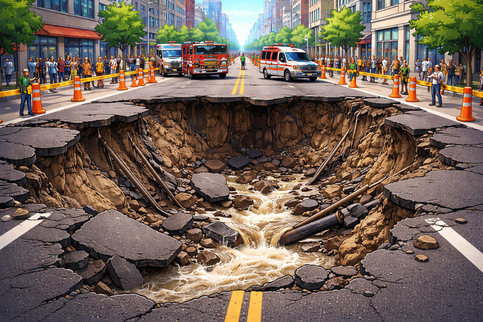 pimpri chinchwad-आठवड्यातच रस्ता खचला; पिंपळे सौदागरमध्ये निकृष्ट कामावर संताप