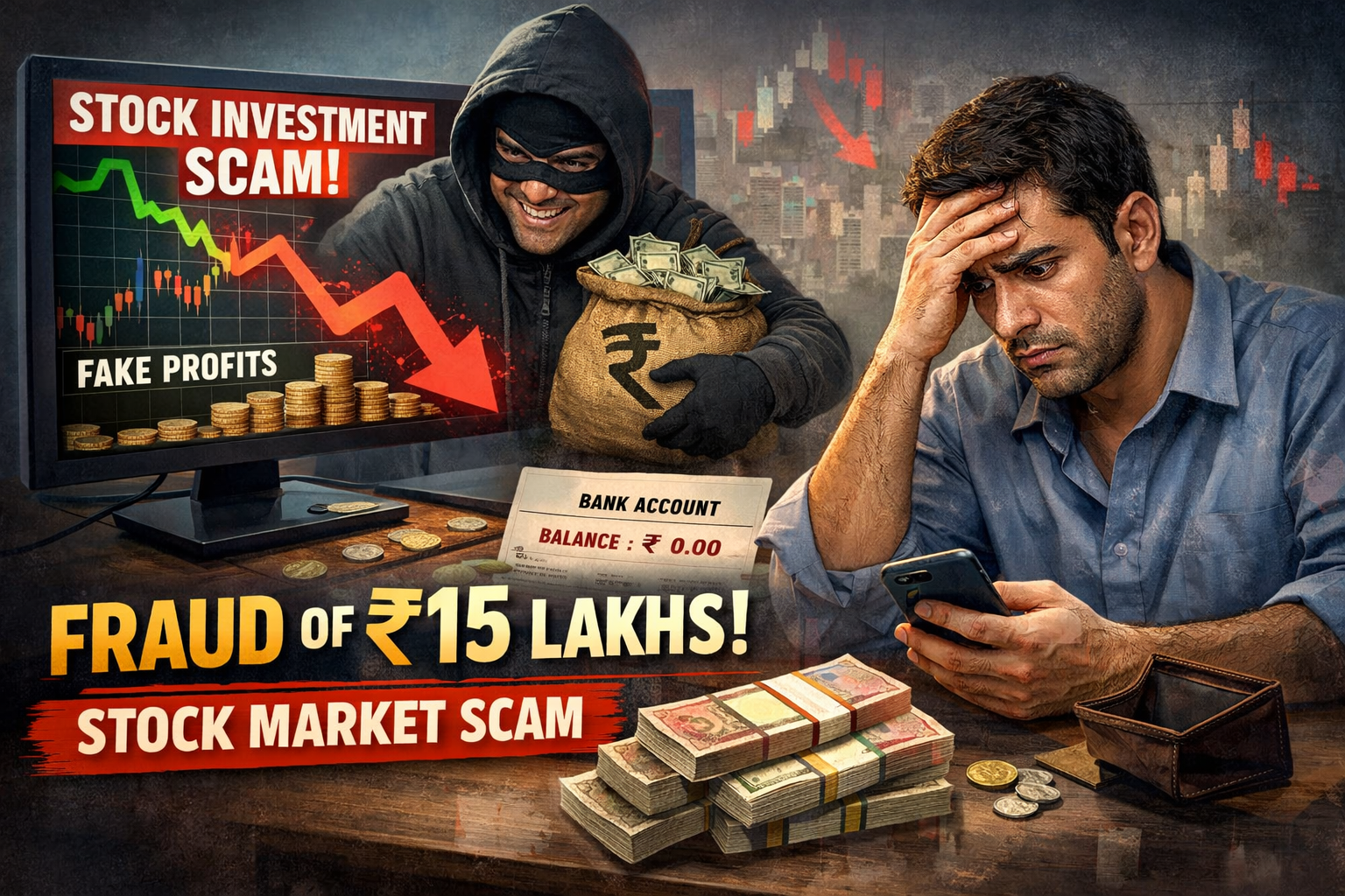 pimpri chinchwad-शेअर मार्केटमध्ये गुंतवणुकीच्या बहाण्याने १५ लाखांची फसवणूक