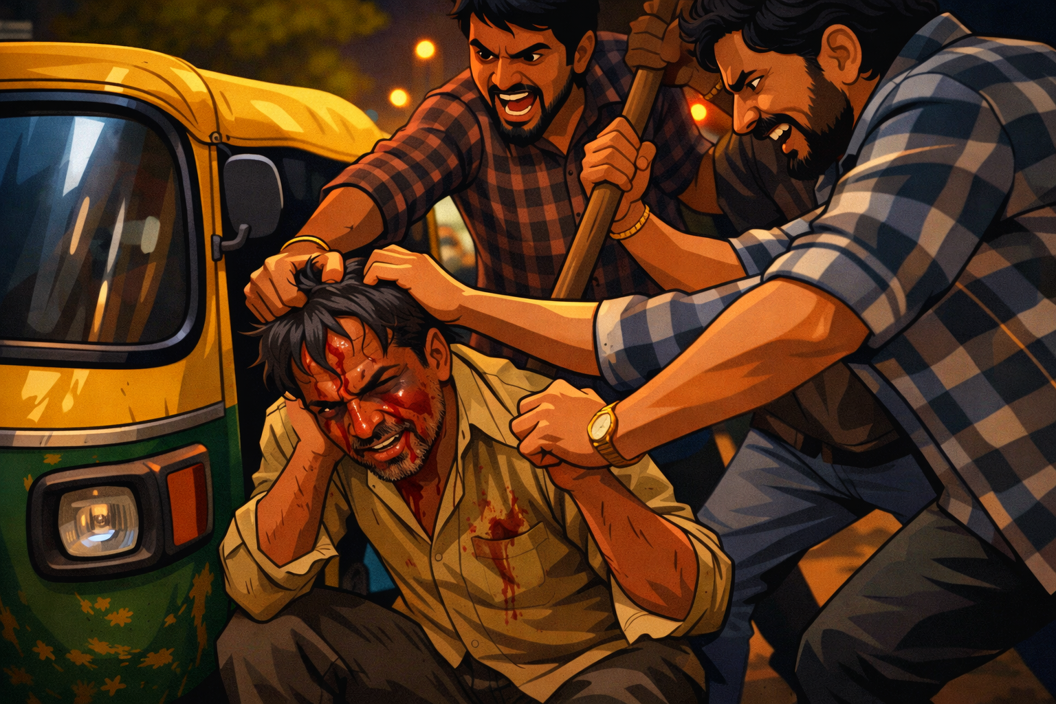 pimpri chinchwad crime-दारूचे पैसे उद्या देतो म्हटल्याने रिक्षाचालकाला मारहाण