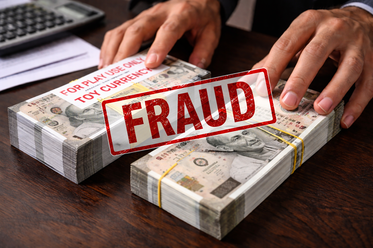 pimpri chinchwad-बंडलमध्ये खेळण्यातील नोटा ठेवून साडेतीन लाखांची फसवणूक